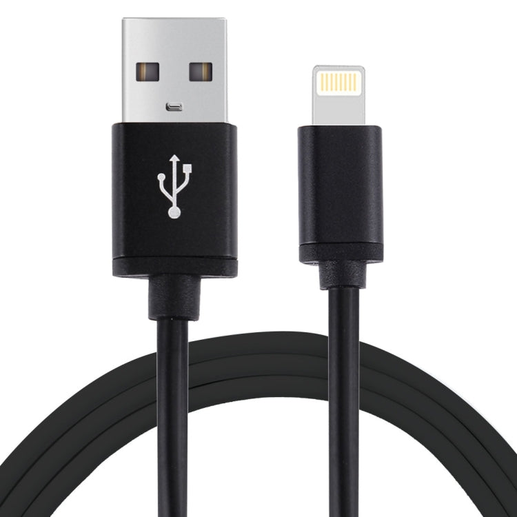 สายชาร์จข้อมูล 1 เมตร 3A 8 พิน เป็น USB สำหรับ iPhone, iPad เส้นผ่านศูนย์กลาง 4 ซม.