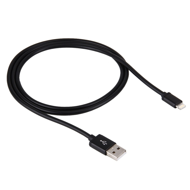 สายชาร์จข้อมูล 1 เมตร 3A 8 พิน เป็น USB สำหรับ iPhone, iPad เส้นผ่านศูนย์กลาง 4 ซม.