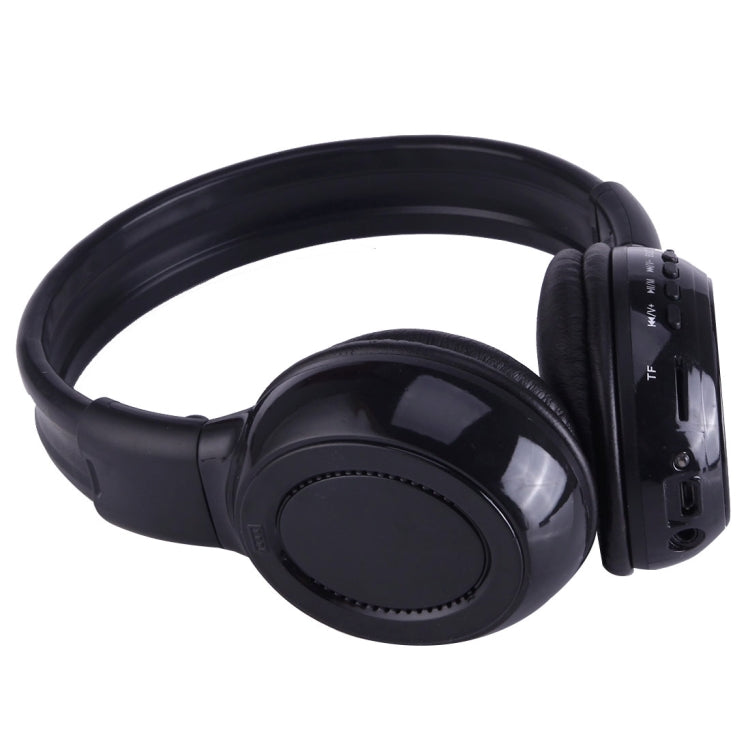 หูฟังไร้สายสเตอริโอ HiFi แบบพับได้ พร้อมที่คาดหัว รุ่น BS-N65 มีหน้าจอ LCD, ช่องใส่การ์ด TF, ไฟแสดงสถานะ LED และฟังก์ชัน FM