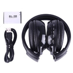 หูฟังไร้สายสเตอริโอ HiFi แบบพับได้ พร้อมที่คาดหัว รุ่น BS-N65 มีหน้าจอ LCD, ช่องใส่การ์ด TF, ไฟแสดงสถานะ LED และฟังก์ชัน FM