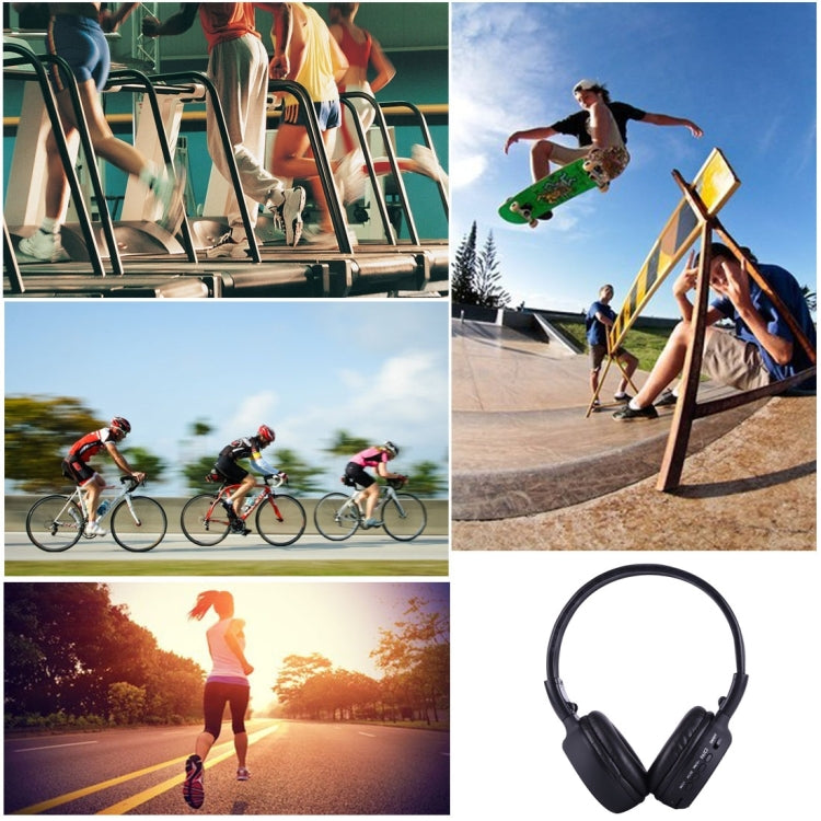 หูฟังไร้สายสเตอริโอ HiFi แบบพับได้ พร้อมที่คาดหัว รุ่น BS-N65 มีหน้าจอ LCD, ช่องใส่การ์ด TF, ไฟแสดงสถานะ LED และฟังก์ชัน FM
