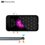 For iPhone 6 Plus & 6s Plus Brushed Texture Fiber TPU Rugged Armor Protective Case, For 6P & 6sP, For iPhone 6 Plus & 6s Plus
