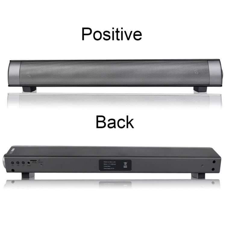 ซาวด์บาร์ LP-08 CE0152 เครื่องเล่น USB MP3 2.1CH ลำโพงซาวด์บาร์บลูทูธไร้สายพร้อมรีโมทคอนโทรล, CE0152 สีดำ, CE0152 สีทอง