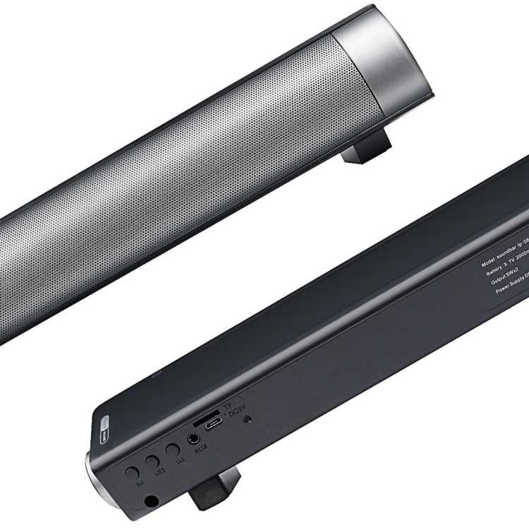ซาวด์บาร์ LP-08 CE0152 เครื่องเล่น USB MP3 2.1CH ลำโพงซาวด์บาร์บลูทูธไร้สายพร้อมรีโมทคอนโทรล, CE0152 สีดำ, CE0152 สีทอง