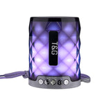 ลำโพงบลูทูธไร้สายขนาดเล็ก T&G TG155 Bluetooth 4.2 พร้อมไฟสีสันสดใส