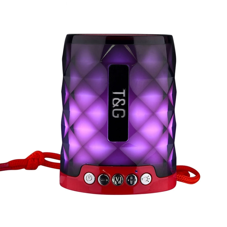 ลำโพงบลูทูธไร้สายขนาดเล็ก T&G TG155 Bluetooth 4.2 พร้อมไฟสีสันสดใส