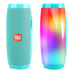 ลำโพงบลูทูธไร้สายขนาดเล็ก T&G TG157 Bluetooth 4.2 พร้อมไฟสีสันสดใสแบบเมโลดี้