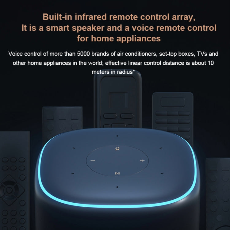 ลำโพง Xiaomi Xiaoai Speaker Pro พร้อมช่องเสียงขนาดใหญ่ 750 มล. / การเชื่อมต่อสาย AUX IN / สเตอริโอคอมโบ / เสียง DTS มืออาชีพ / ชิปเสียง Hi-Fi / รีโมทอินฟราเรดสำหรับเครื่องใช้ไฟฟ้าในบ้านแบบดั้งเดิม / Bluetooth Mesh Gateway, Xiaoai Speaker Pro
