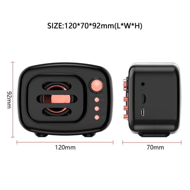 ลำโพงบลูทูธไร้สาย B11 Bluetooth 5.0 สไตล์เรโทร รองรับการโทรแบบแฮนด์ฟรี การ์ด TF 32GB และแจ็คเสียง 3.5 มม.