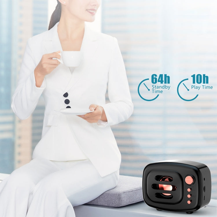 ลำโพงบลูทูธไร้สาย B11 Bluetooth 5.0 สไตล์เรโทร รองรับการโทรแบบแฮนด์ฟรี การ์ด TF 32GB และแจ็คเสียง 3.5 มม.