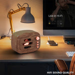ลำโพงบลูทูธไร้สาย B11 Bluetooth 5.0 สไตล์เรโทร รองรับการโทรแบบแฮนด์ฟรี การ์ด TF 32GB และแจ็คเสียง 3.5 มม.