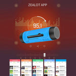 ลำโพงบลูทูธไร้สาย ZEALOT A2 แบบมัลติฟังก์ชัน เบสแน่น พร้อมไมโครโฟนในตัว รองรับการโทร Bluetooth, AUX, การ์ด TF และไฟ LED
