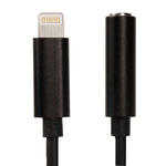 อะแดปเตอร์เสียง 8 Pin เป็น 3.5 มม., ความยาวประมาณ 12 ซม., รองรับ iOS 13.1 ขึ้นไป
