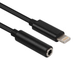 อะแดปเตอร์เสียง 8 Pin เป็น 3.5 มม., ความยาวประมาณ 12 ซม., รองรับ iOS 13.1 ขึ้นไป