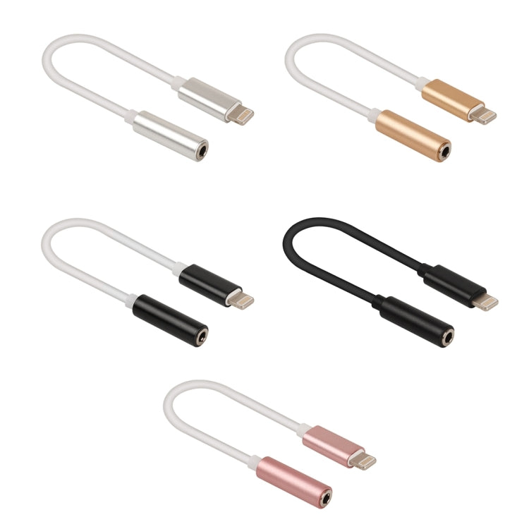 อะแดปเตอร์เสียง 8 Pin เป็น 3.5 มม., ความยาวประมาณ 12 ซม., รองรับ iOS 13.1 ขึ้นไป