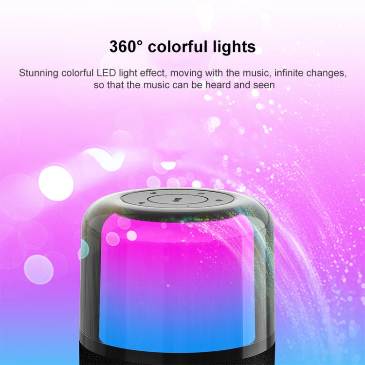 ลำโพงบลูทูธ TWS 60W พร้อมไฟสีสันสดใสสำหรับใช้งานกลางแจ้ง รุ่น JY-06