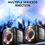 HOPESTAR Party One RGB Lighting Wireless Bluetooth Speaker, Party One(Black), Party One(Grey), Party One(Blue), Party One(Yellow)