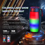 ลำโพงบลูทูธ WEKOME D40 5W พร้อมไฟสีสัน รุ่น D40 (สีดำ), D40 (สีขาว)