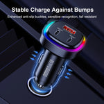 REMAX RCC330 Earl Series 3 in 1 Car 66W PD Fast Charger with Indicator Light, RCC330