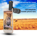 HAUTIK HK-002 ชุดเลนส์ 5 in 1 ประกอบด้วยเลนส์ฟิชอาย 180 องศา + เลนส์มาโคร 0.65X & เลนส์กว้าง + เลนส์โทรโฟโต้ 12X + เลนส์เส้นดาว, HK-002