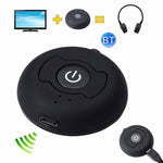 เครื่องส่งสัญญาณเสียงบลูทูธ 4.0 แบบพกพา H366T รองรับหลายจุด สำหรับ iPhone, Samsung, HTC, Sony, Google, Huawei, Xiaomi และสมาร์ทโฟนอื่นๆ