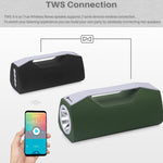ลำโพงสเตอริโอไร้สายบลูทูธพกพา NewRixing NR-2028 รองรับฟังก์ชัน TWS