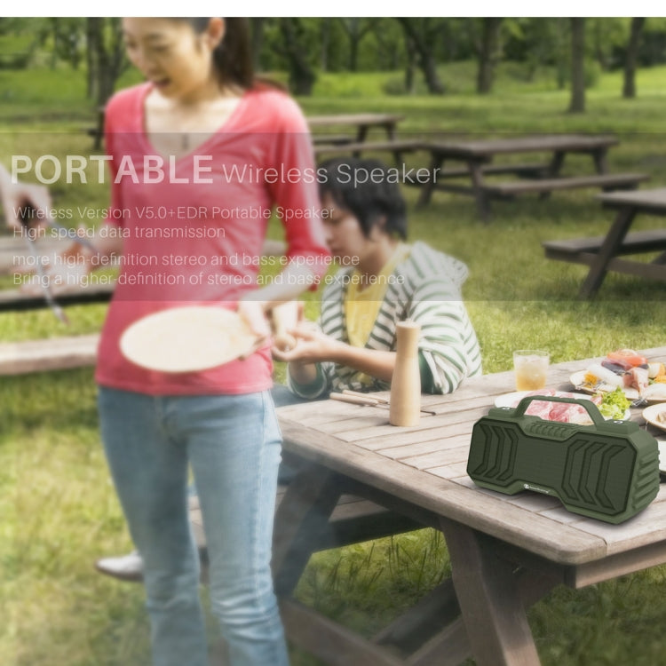 ลำโพงสเตอริโอไร้สายบลูทูธพกพา NewRixing NR-2029 รองรับฟังก์ชัน TWS