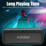 ลำโพงบลูทูธไร้สายพกพากันน้ำ IPX7 XDOBO Wake 1983 สำหรับใช้งานกลางแจ้ง