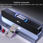 ลำโพงบลูทูธ YINDIAO A36 รุ่นอัพเกรด Bluetooth 5.0 ซับวูฟเฟอร์อัจฉริยะสำหรับคอมพิวเตอร์ สีดำ