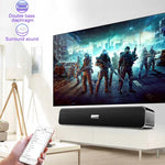 ลำโพงบลูทูธ YINDIAO A36 รุ่นอัพเกรด Bluetooth 5.0 ซับวูฟเฟอร์อัจฉริยะสำหรับคอมพิวเตอร์ สีดำ