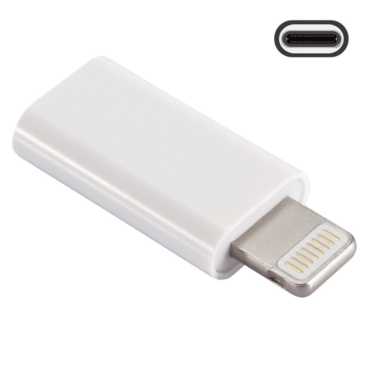 อะแดปเตอร์แปลงพอร์ต ENKAY Hat-Prince HC-6 Mini ABS USB-C / Type-C 3.1 เป็น 8 พิน (สีขาว), สีดำ, Type-C เป็น 8 พิน