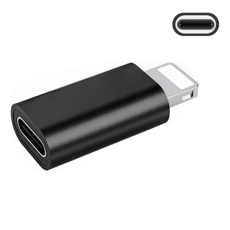 อะแดปเตอร์แปลงพอร์ต ENKAY Hat-Prince HC-6 Mini ABS USB-C / Type-C 3.1 เป็น 8 พิน (สีขาว), สีดำ, Type-C เป็น 8 พิน
