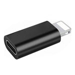 อะแดปเตอร์แปลงพอร์ต ENKAY Hat-Prince HC-6 Mini ABS USB-C / Type-C 3.1 เป็น 8 พิน (สีขาว), สีดำ, Type-C เป็น 8 พิน