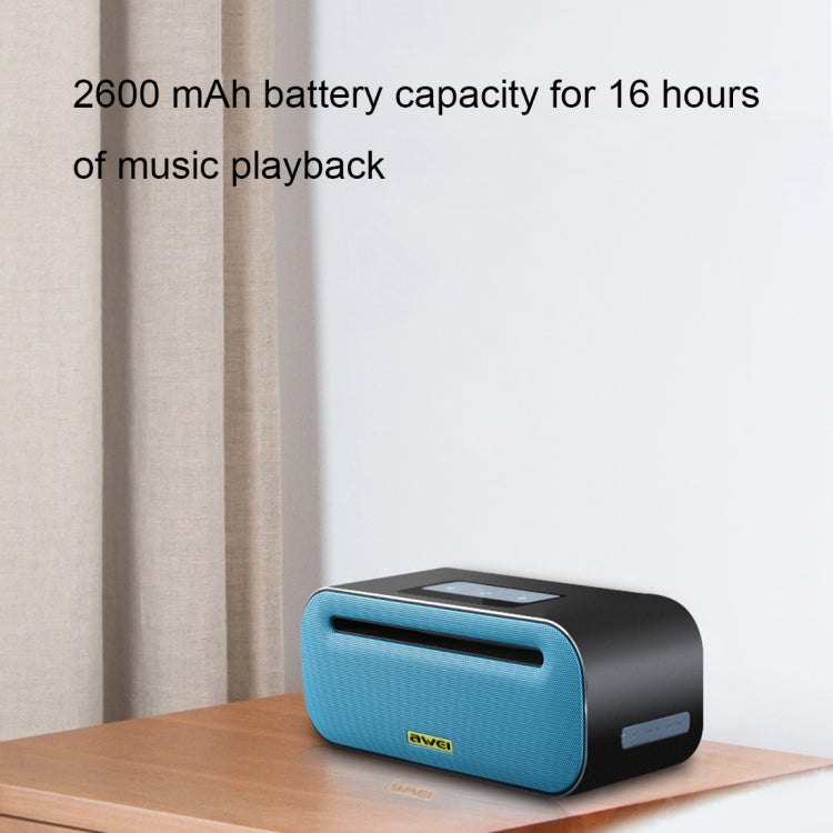 ลำโพงบลูทูธไร้สาย awei Y600 พร้อมสเตอริโอ 3D, ไมโครโฟนในตัว, รองรับการ์ด TF / AUX / NFC, Y600