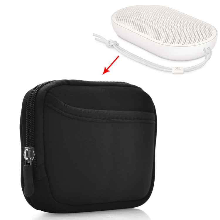 2 ชิ้น สำหรับ B&O BeoPlay P2 กระเป๋าใส่ลำโพงบลูทูธแบบพกพาไนลอน กระเป๋าซองนุ่มป้องกัน