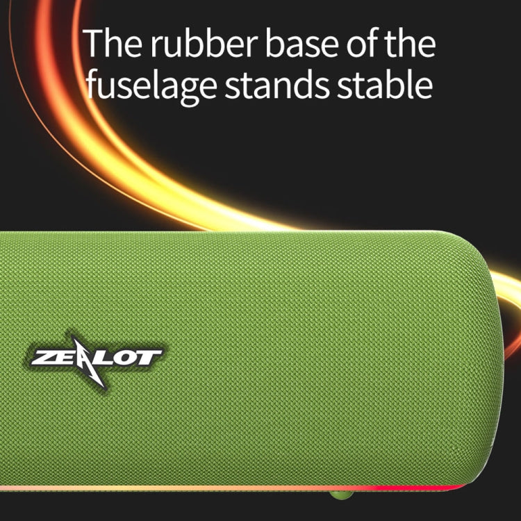 ZEALOT S55 ลำโพงบลูทูธสเตอริโอแบบพกพาพร้อมไมโครโฟนในตัว รองรับการโทรแฮนด์ฟรี การ์ด TF และ AUX