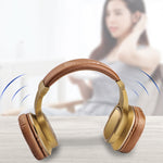 หูฟังบลูทูธเวอร์ชัน 5.0 แบบสวมศีรษะ OneDer S2 พร้อมไมโครโฟน, ใช้โทรแบบแฮนด์ฟรี, รองรับการ์ด TF, USB Drive, AUX, ฟังก์ชัน FM, รุ่น S2