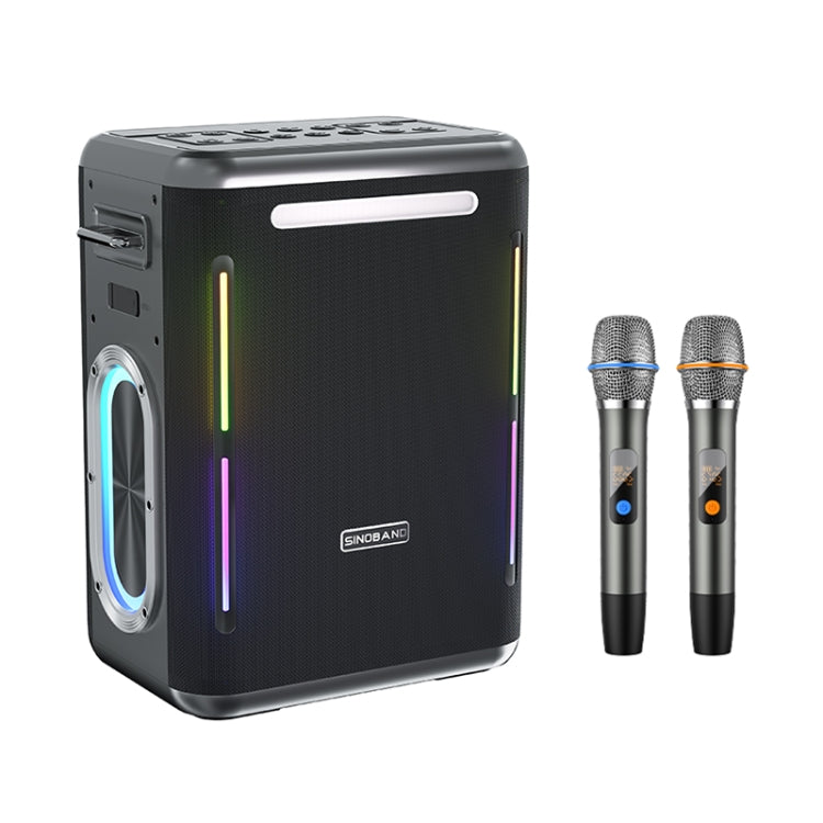 ลำโพงบลูทูธ TWS พกพากลางแจ้งพร้อมไฟ LED สีสันสดใส XDOBO SINOBAND Party 1981 300W, SINOBAND Party 1981