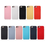For iPhone 8 & 7 Pure Color Liquid Silicone + PC Shockproof Defender Case, iPhone 8 & 7, For 8 & 7