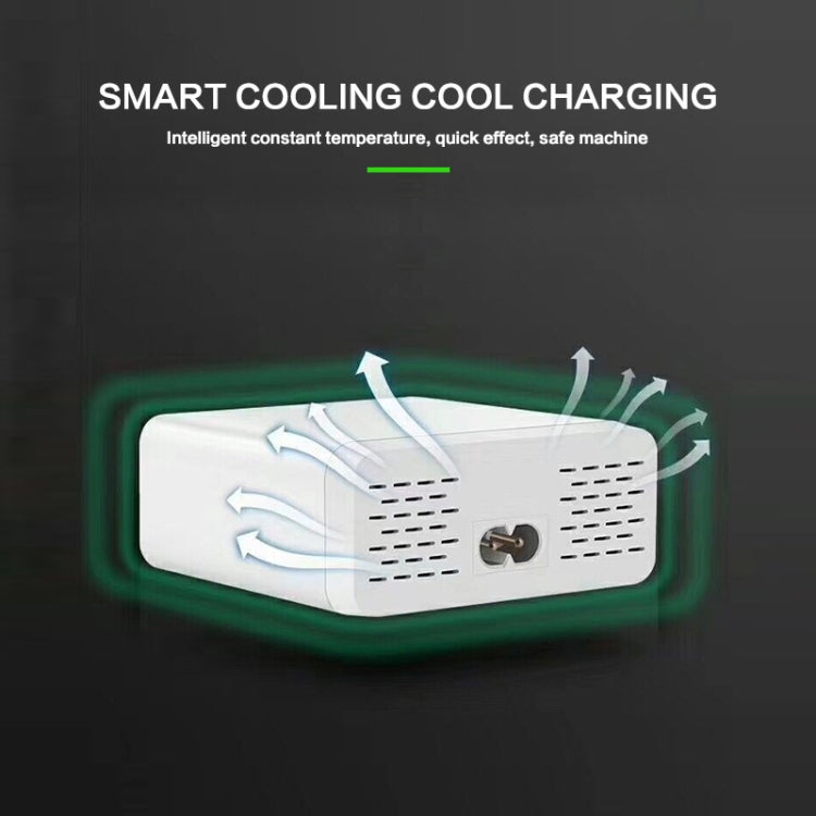 เครื่องชาร์จเร็ว 30W QC 3.0 6 พอร์ต USB พร้อมจอแสดงผลดิจิทัล LCD ปลั๊ก EU, รุ่น 899