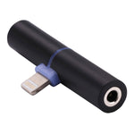 อะแดปเตอร์หูฟัง 8 พินตัวผู้เป็นแจ็คเสียง 3.5 มม. ตัวเมีย สำหรับ iPhone, iPad, iPod