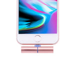 อะแดปเตอร์หูฟัง 8 พินตัวผู้เป็นแจ็คเสียง 3.5 มม. ตัวเมีย สำหรับ iPhone, iPad, iPod