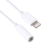 อะแดปเตอร์เสียงหูฟัง 8 Pin เป็น 3.5 มม., ความยาวสาย: 8 ซม.