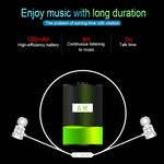 หูฟังสปอร์ตบลูทูธ X3 Magnetic Absorption 5.0 แบบใส่ในหู พร้อมไมโครโฟน HD, รองรับการโทรแบบแฮนด์ฟรี, ระยะ: 10 เมตร