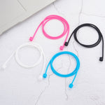 สายคล้องหูฟังบลูทูธไร้สายซิลิโคนป้องกันการสูญหายสำหรับ Apple AirPods 1/2, ความยาวสาย: 60 ซม.