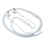 หูฟังบลูทูธสายควบคุม ML715 1.2 เมตร 8 Pin รองรับเพลง, โทรศัพท์, ควบคุมเสียง, ML715 ควบคุมเสียง