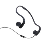 หูฟังกีฬาเอาท์ดอร์แบบแขวนหลังศีรษะควบคุมด้วยสาย ใช้เทคโนโลยี Bone Conduction