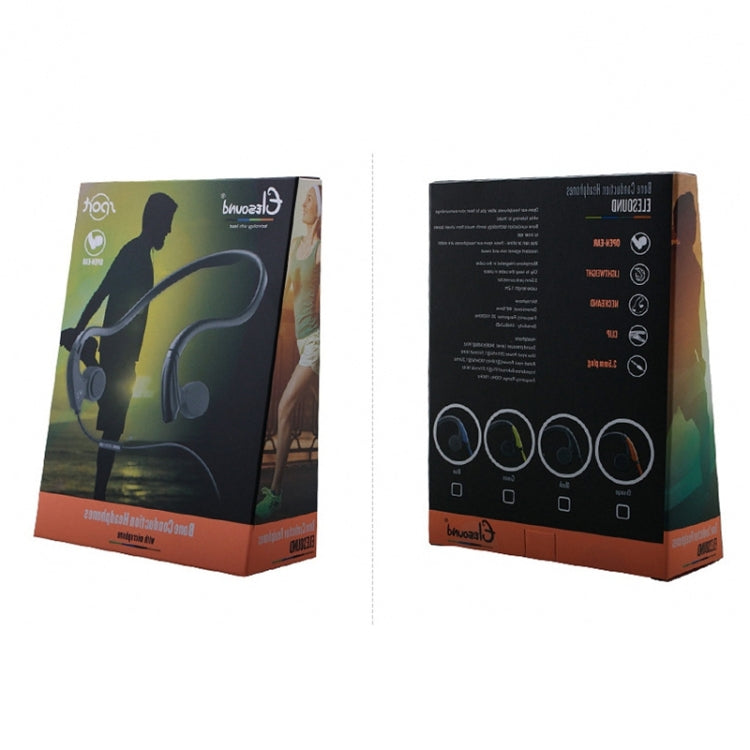 หูฟังกีฬาเอาท์ดอร์แบบแขวนหลังศีรษะควบคุมด้วยสาย ใช้เทคโนโลยี Bone Conduction