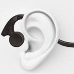 หูฟังกีฬาเอาท์ดอร์แบบแขวนหลังศีรษะควบคุมด้วยสาย ใช้เทคโนโลยี Bone Conduction
