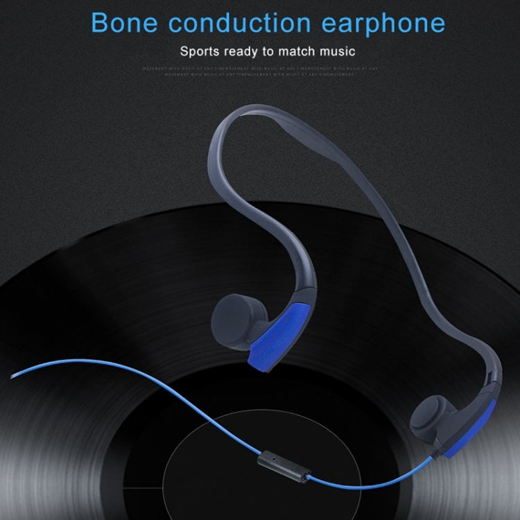 หูฟังกีฬาเอาท์ดอร์แบบแขวนหลังศีรษะควบคุมด้วยสาย ใช้เทคโนโลยี Bone Conduction